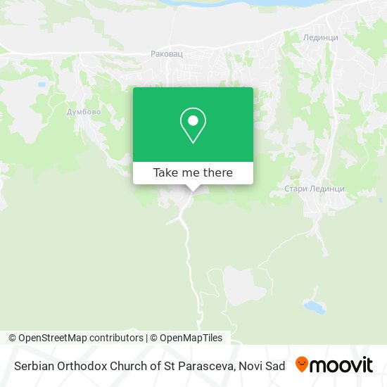 Serbian Orthodox Church of St Parasceva map