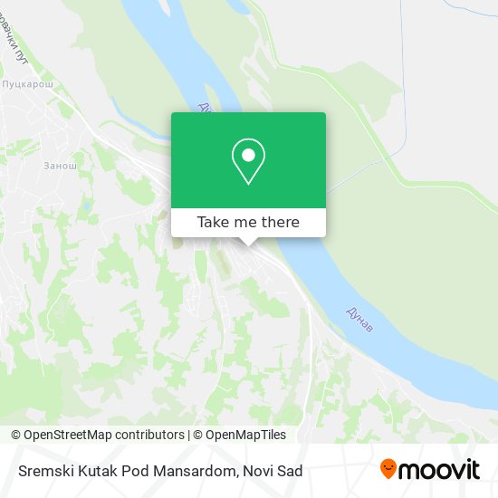 Sremski Kutak Pod Mansardom map