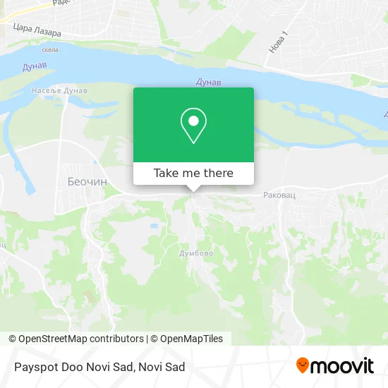 Payspot LLC Novi Sad map