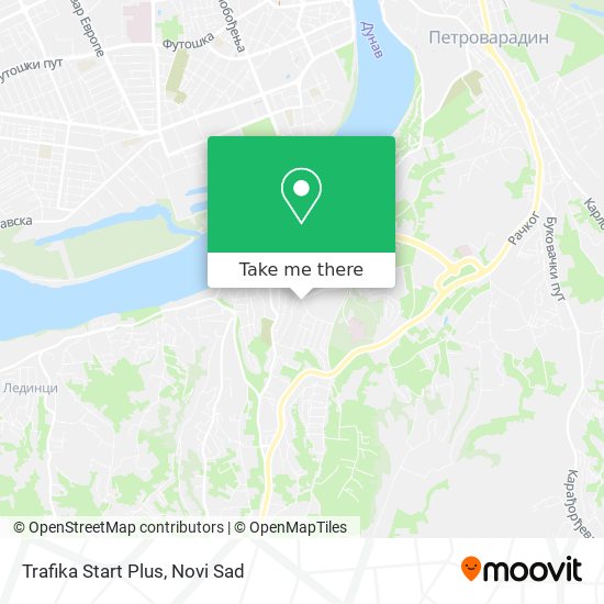 Trafika Start Plus map