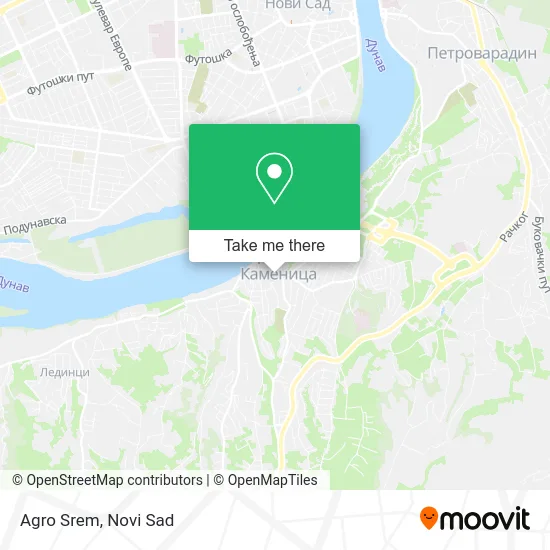 Agro Srem map