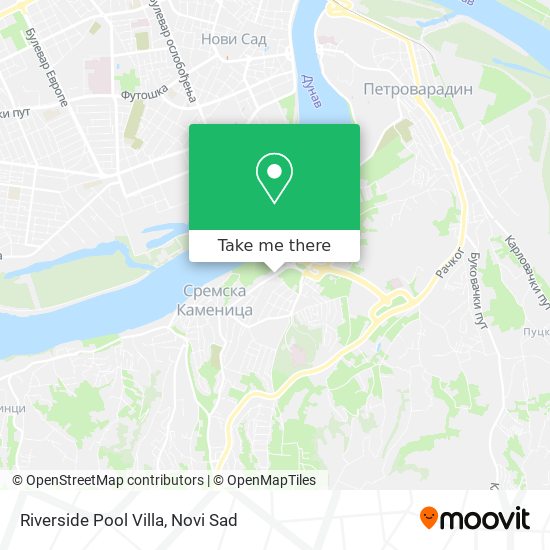 Riverside Pool Villa map