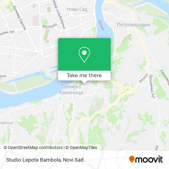 Studio Lepote Bambola map