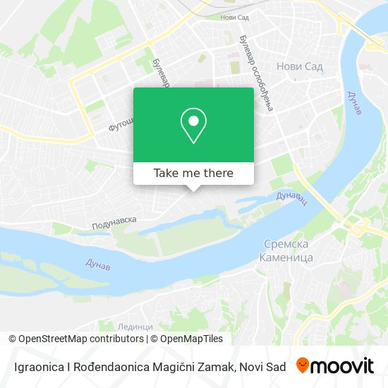 Igraonica I Rođendaonica Magični Zamak map