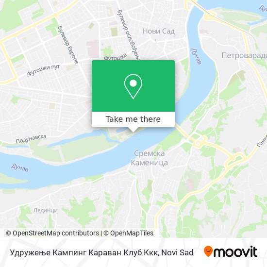 Удружење Кампинг Караван Клуб Ккк map