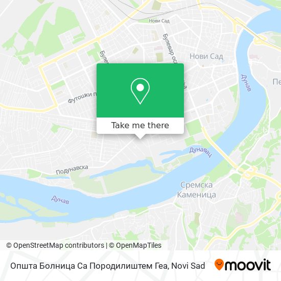 Општа Болница Са Породилиштем Геа map