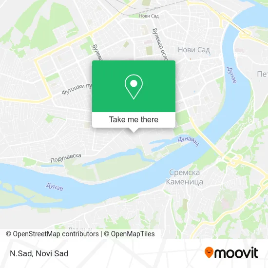 Novi Sad map