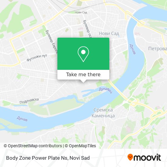 Body Zone Power Plate Ns map