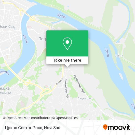 Црква Светог Рока map