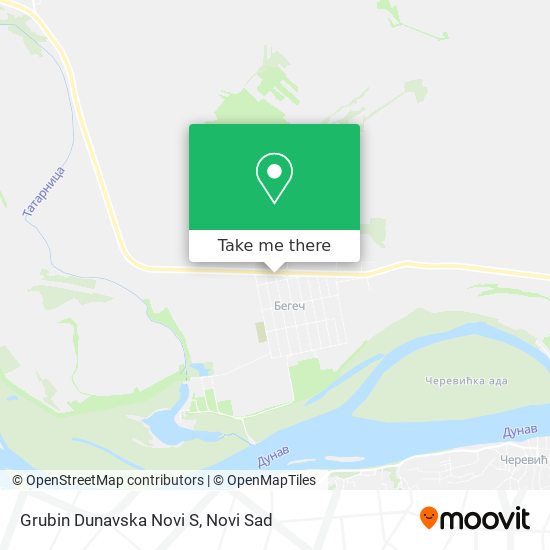 Grubin Dunavska Novi S map