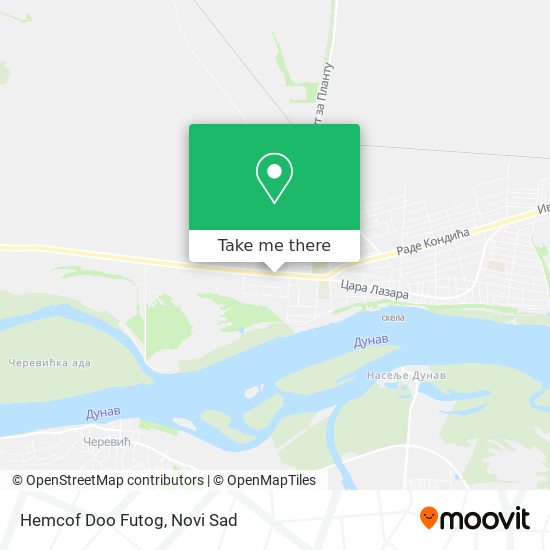 Hemcof Doo Futog map