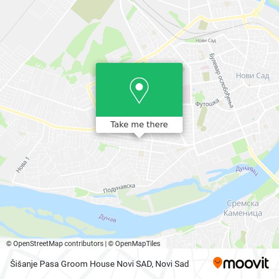 Šišanje Pasa Groom House Novi SAD map