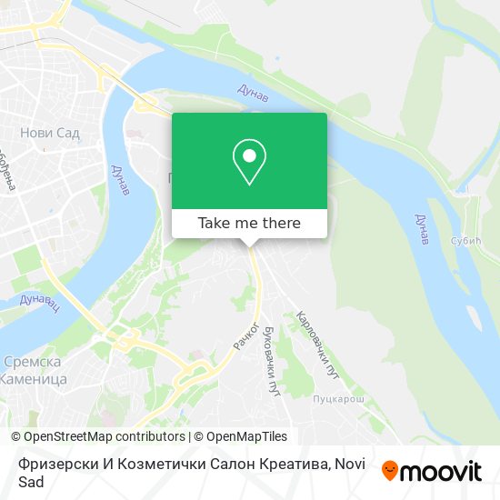 Фризерски И Козметички Салон Креатива map