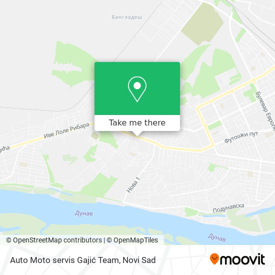 Auto Moto servis Gajić Team map