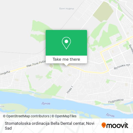 Stomatoloska ordinacija Bella Dental centar map