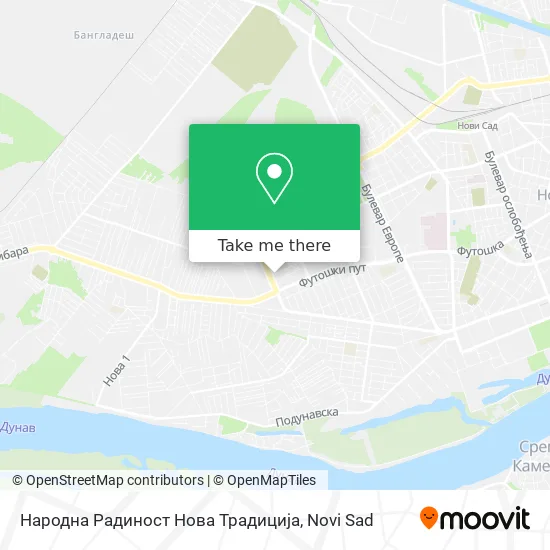 Народна Радиност Нова Традиција map