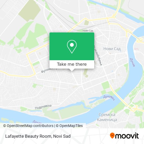 Lafayette Beauty Room map