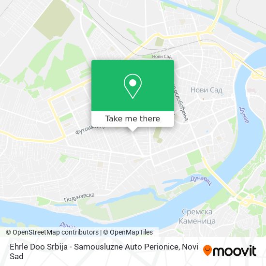 Ehrle Doo Srbija - Samousluzne Auto Perionice map