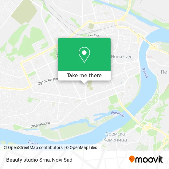 Beauty Studio Srna map