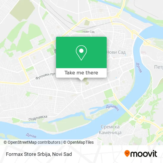 Formax Store Serbia map