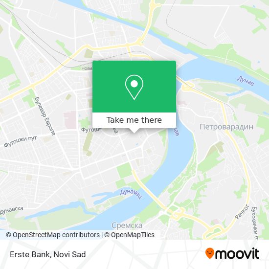 Erste Bank map