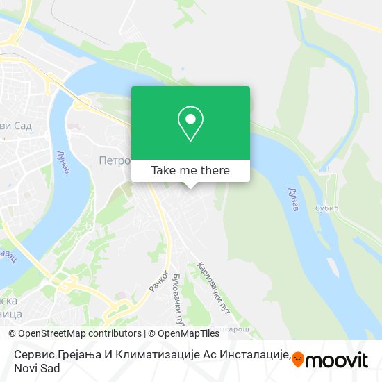 Сервис Грејања И Климатизације Ас Инсталације map