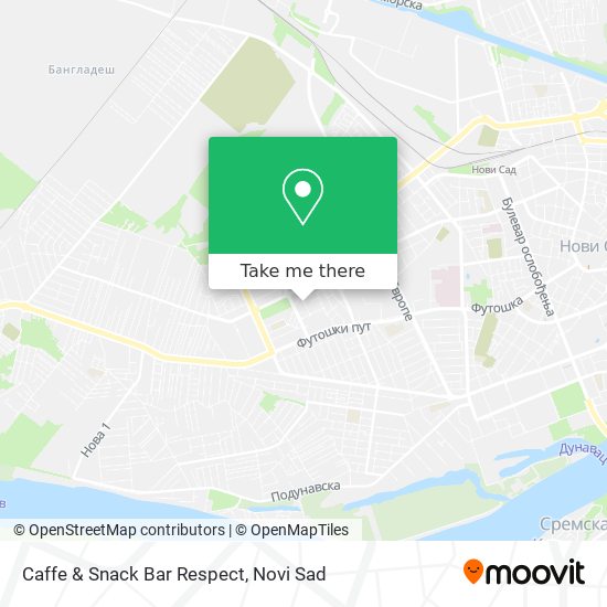 Caffe & Snack Bar Respect map