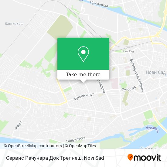 Сервис Рачунара Док Трепнеш map