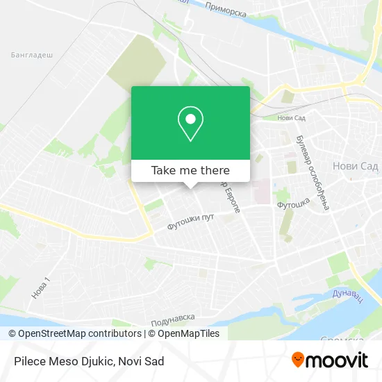 Djukic Chicken Meat map