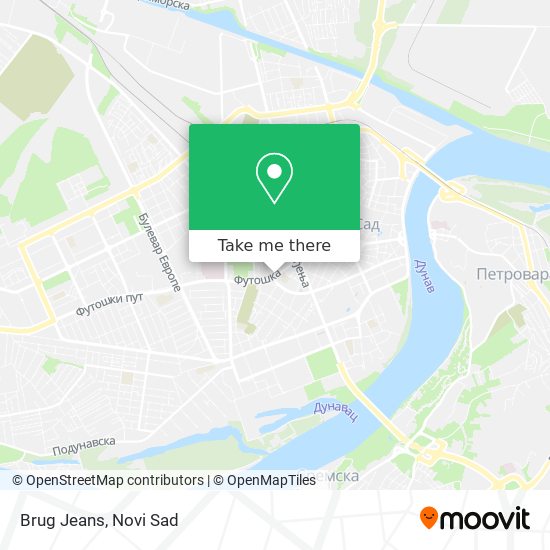 Brug Jeans map