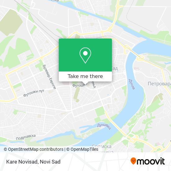 Kare Novisad map