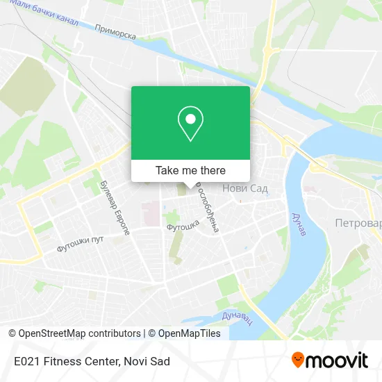 E021 Fitness Center map