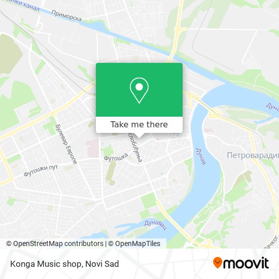 Konga Music shop map