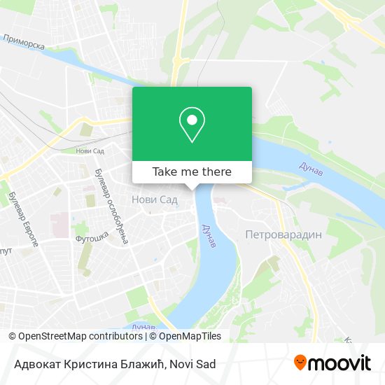 Адвокат Кристина Блажић map