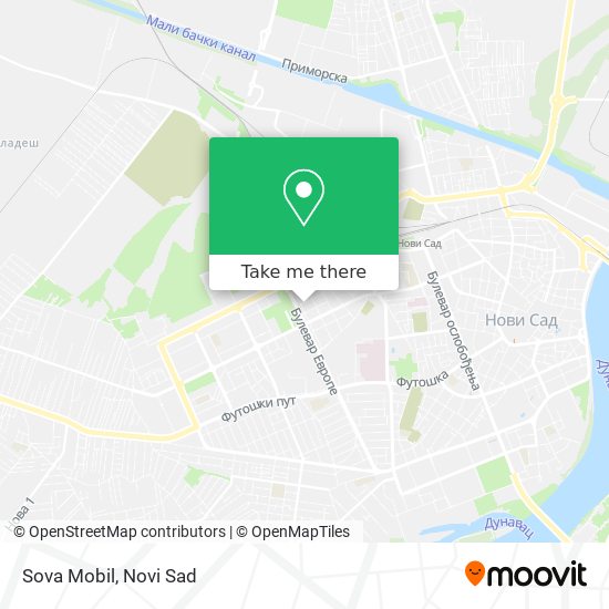 Sova Mobil map