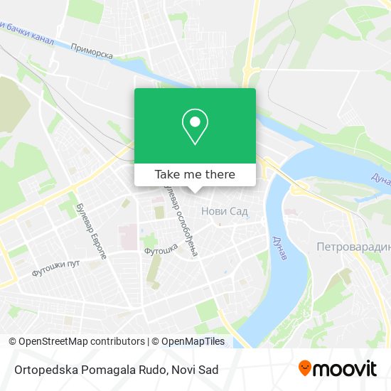 Ortopedska Pomagala Rudo map