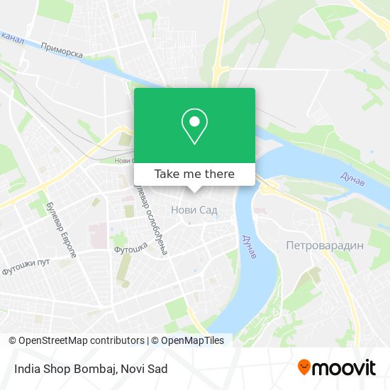 India Shop Bombaj map