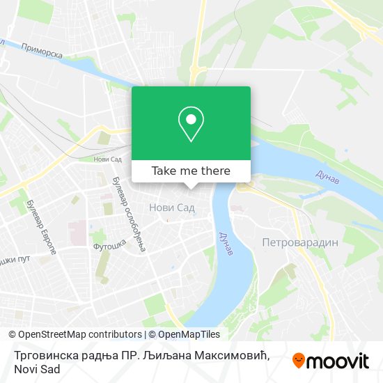 Трговинска радња ПР. Љиљана Максимовић map