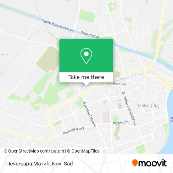 Печењара Матић map