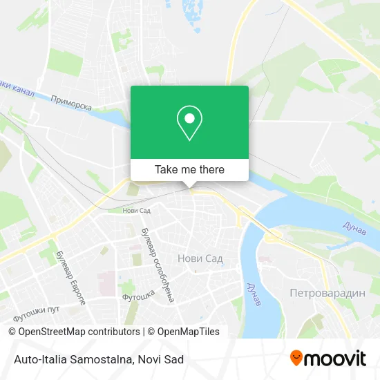Auto-Italia Samostalna map
