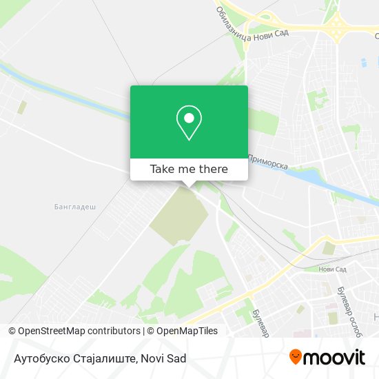 Аутобуско Стајалиште map