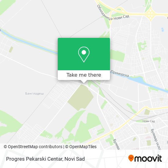 Progres Pekarski Centar map