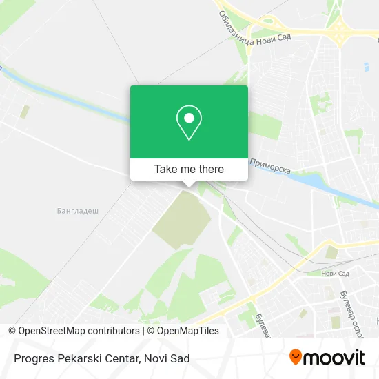 Progres Pekarski Centar map