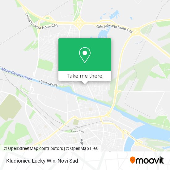 Kladionica Lucky Win map