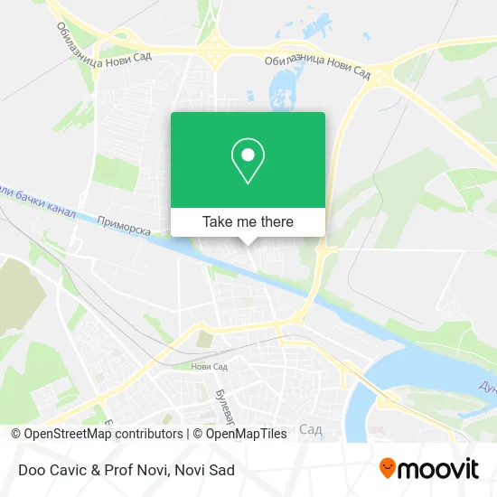 Cavic & Prof LLC map