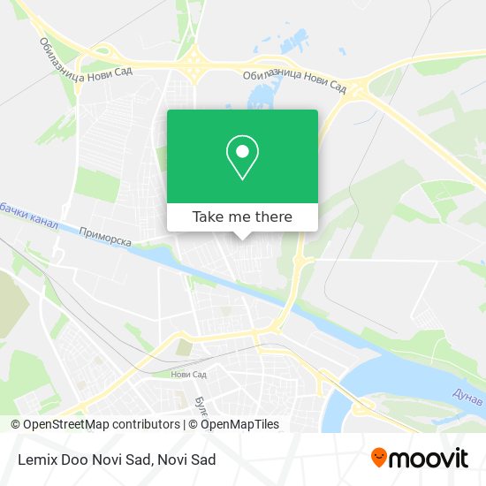 Lemix Doo Novi Sad map