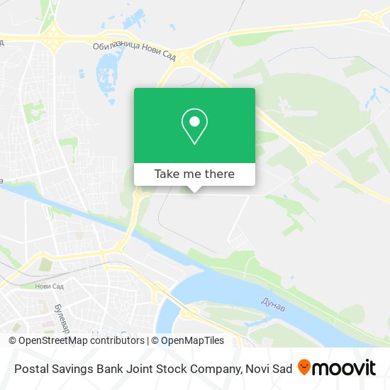 Postal Savings Bank Joint Stock Company map