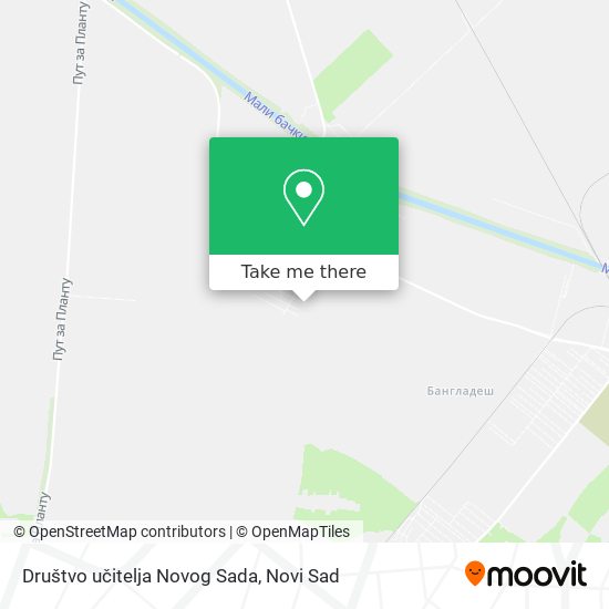 Društvo učitelja Novog Sada map