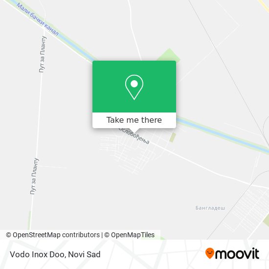 Vodo Inox Doo map