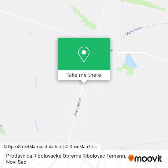 Prodavnica Ribolovacke Opreme Ribolovac Temerin map